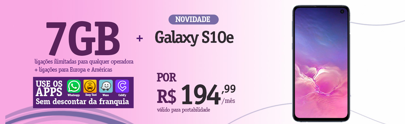 Galaxy S10 7GB Vivo - Internet Móvel Vivo - Ecotelecom