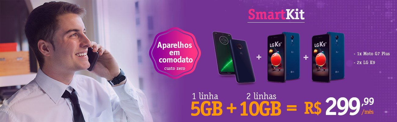 Smart Kit: Aparelhos Vivo Empresas Internet - Ecotelecom
