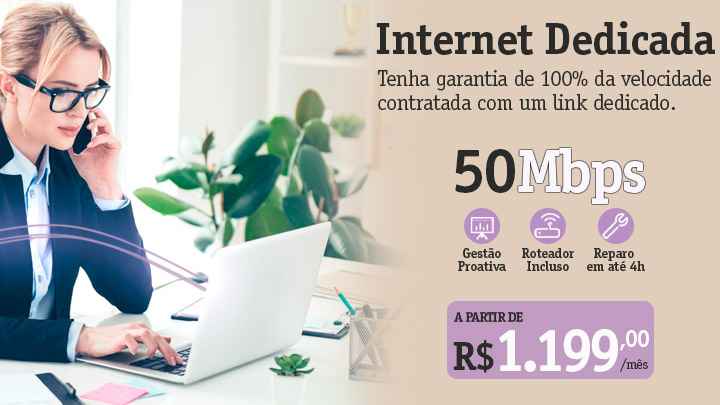 Internet Dedicado Vivo 50 Mega - Internet Corporativa - Vivo Empresas Ecotelecom